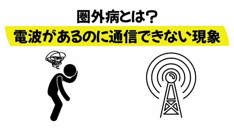 楽天モバイルの圏外病とは
