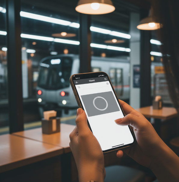 地下で速度が落ちた画像