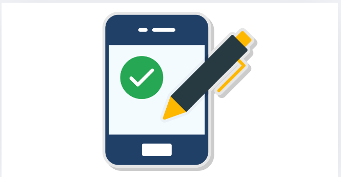 携帯の契約の同意の画像